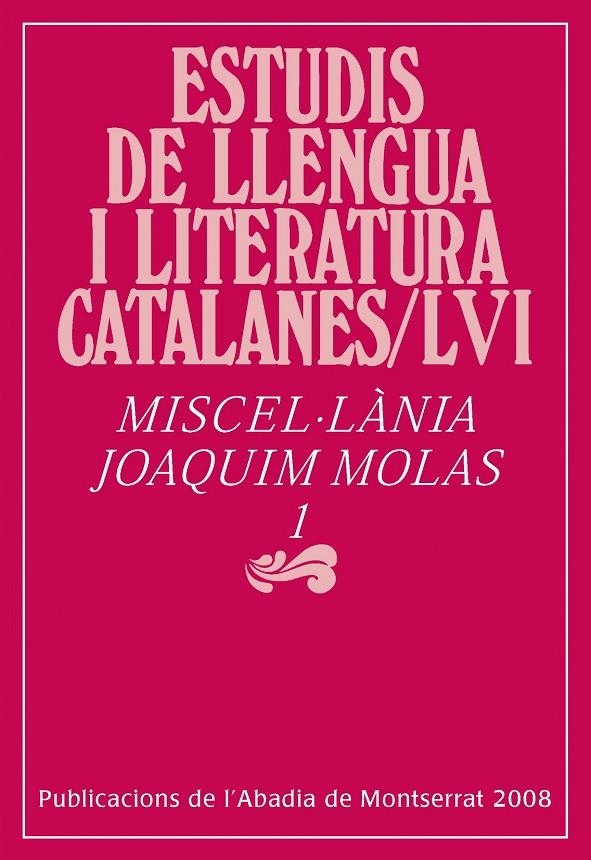 Miscel·lània Joaquim Molas (1) | 9788498830071 | Diversos autors | Llibres.cat | Llibreria online en català | La Impossible Llibreters Barcelona