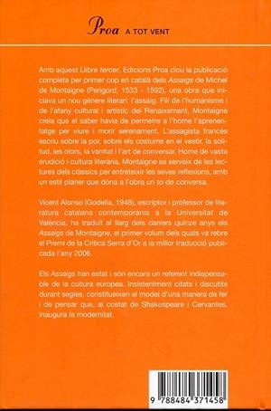 Assaigs III | 9788484371458 | Montaigne, Michel de | Llibres.cat | Llibreria online en català | La Impossible Llibreters Barcelona