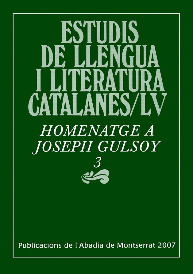 HOMENATGE A JOSEPH GULSOY 3 | 9788484159735 | Gimeno Betí, Lluís/y otros | Llibres.cat | Llibreria online en català | La Impossible Llibreters Barcelona