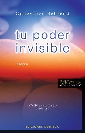 TU PODER INVISIBLE | 9788497774345 | BEHREND, GENEVIEVE | Llibres.cat | Llibreria online en català | La Impossible Llibreters Barcelona