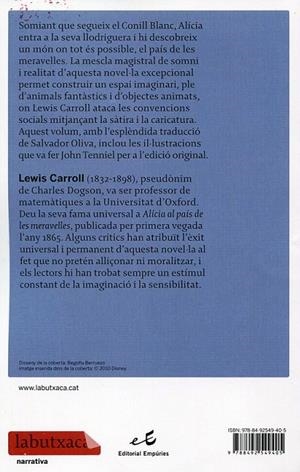 Alícia al país de les meravelles | 9788492549405 | Carroll, Lewis | Llibres.cat | Llibreria online en català | La Impossible Llibreters Barcelona