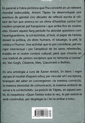 Antoni Tàpies. En blanc i negre (1955-2003). Assaigs | 9788481097788 | Antich, Xavier | Llibres.cat | Llibreria online en català | La Impossible Llibreters Barcelona