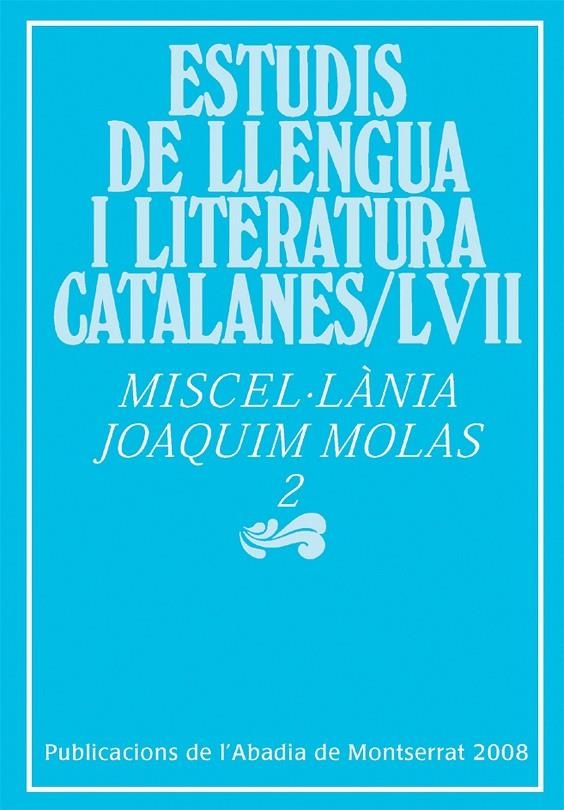 MISCEL.LANIA JOAQUIM MOLAS 2 | 9788498830576 | Massot i Muntaner, Josep/y otros | Llibres.cat | Llibreria online en català | La Impossible Llibreters Barcelona