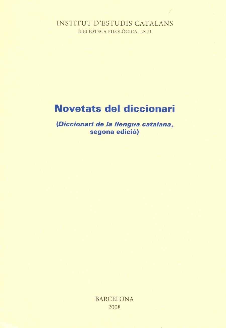 Novetats del diccionari (Diccionari de la llengua catalana, segona ediciño) | 9788492583027 | Diversos autors | Llibres.cat | Llibreria online en català | La Impossible Llibreters Barcelona