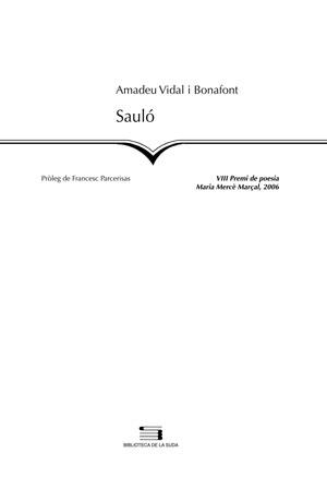 SAULO | 9788497793957 | VIDAL I BONAFONT, AMADEU | Llibres.cat | Llibreria online en català | La Impossible Llibreters Barcelona