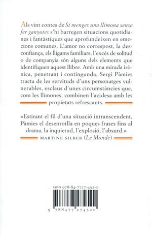 Si menges una llimona sense fer ganyotes | 9788477274520 | Pàmies, Sergi | Llibres.cat | Llibreria online en català | La Impossible Llibreters Barcelona