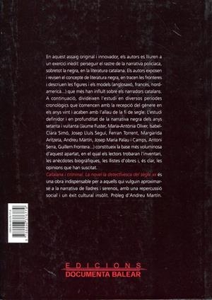 Catalana i criminal. La novel·la detectivesca del segle XX | 9788496376779 | Piquer, A. ; Martín Escribà, Àlex | Llibres.cat | Llibreria online en català | La Impossible Llibreters Barcelona