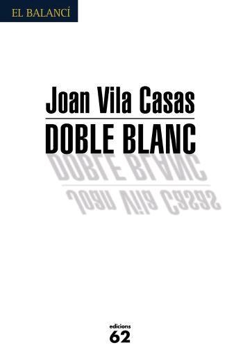 Doble blanc | 9788429759655 | Vila Casas, Joan | Llibres.cat | Llibreria online en català | La Impossible Llibreters Barcelona