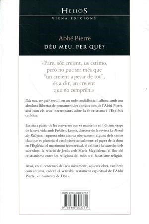 Déu meu, per què? Petites meditacions sobre la fe cristiana i el sentit de la vida | 9788483303771 | Abbé Pierre | Llibres.cat | Llibreria online en català | La Impossible Llibreters Barcelona