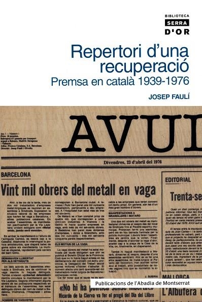 REPERTORI D´UNA RECUPERACIÓ | 9788484157816 | FAULÍ, JOSEP | Llibres.cat | Llibreria online en català | La Impossible Llibreters Barcelona