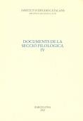 Documents de la secció filològica IV | 9788472836655 | Diversos autors | Llibres.cat | Llibreria online en català | La Impossible Llibreters Barcelona