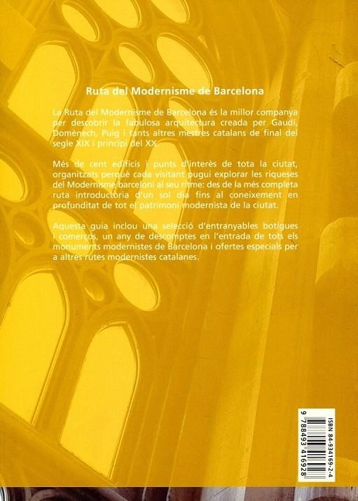 Ruta del Modernisme. Barcelona | 9788493416928 | Diversos | Llibres.cat | Llibreria online en català | La Impossible Llibreters Barcelona