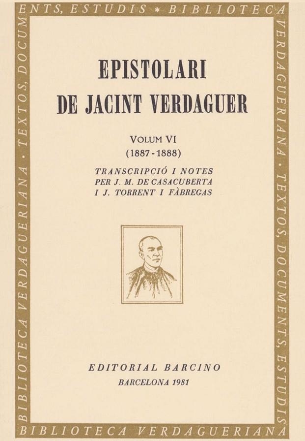 EPISTOLARI DE JACINT VERDAGUER VI | 9788472265523 | Verdaguer, Jacint | Llibres.cat | Llibreria online en català | La Impossible Llibreters Barcelona