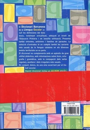 DICCIONARI BARCANOVA DE LA LLENGUA ESCOLAR (2004) | 9788448915674 | VARIS | Llibres.cat | Llibreria online en català | La Impossible Llibreters Barcelona