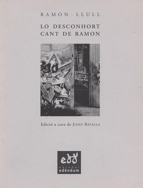 Lo Desconhort / Cant de Ramon | 9788460906315 | Llull, Ramon | Llibres.cat | Llibreria online en català | La Impossible Llibreters Barcelona