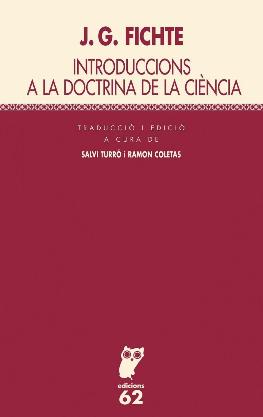 Introduccions a la doctrina de la c | 9788429755572 | Fichte, J.G. | Llibres.cat | Llibreria online en català | La Impossible Llibreters Barcelona