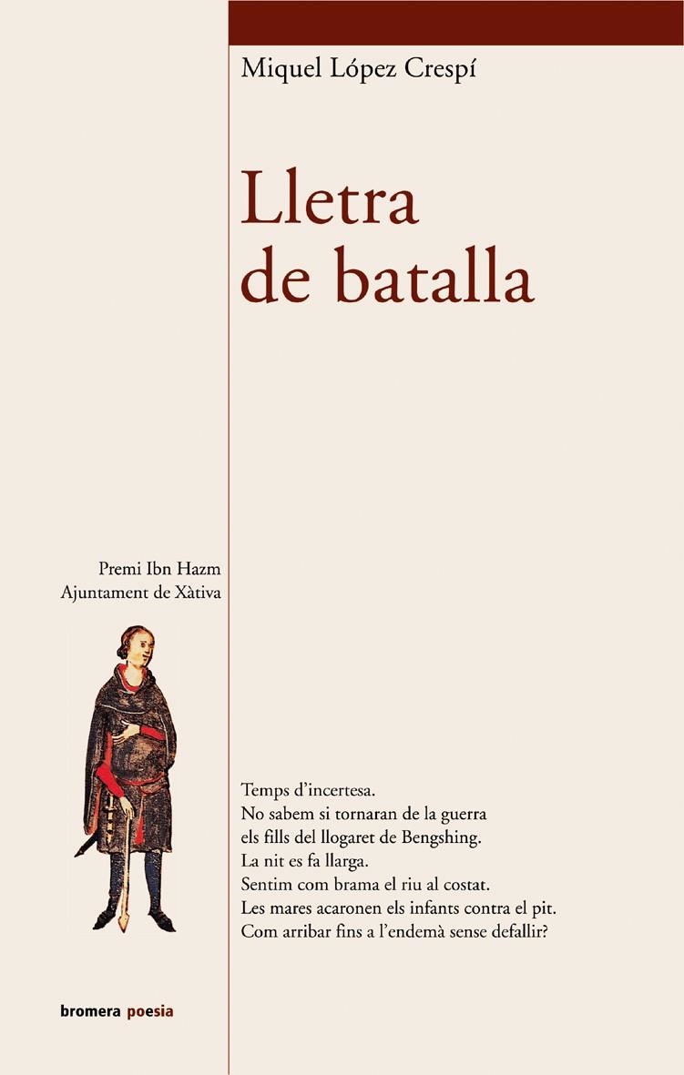 Lletra de batalla | 9788476609705 | López Crespí, Miquel | Llibres.cat | Llibreria online en català | La Impossible Llibreters Barcelona