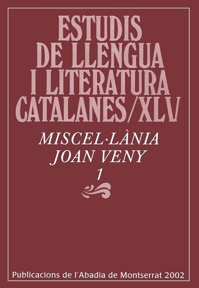 MISCEL.LANIA JOAN VENY 1 | 9788484154242 | VARIS | Llibres.cat | Llibreria online en català | La Impossible Llibreters Barcelona