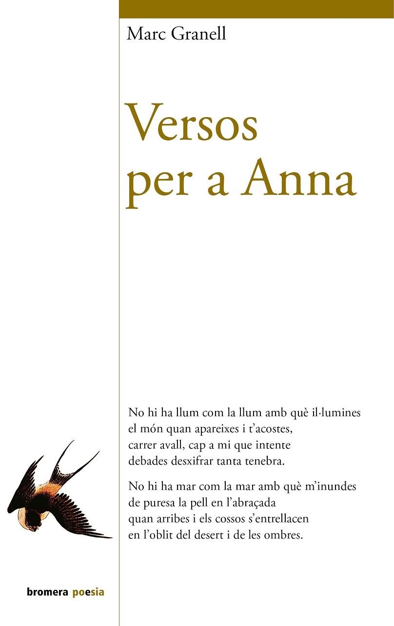 Versos per a Anna | 9788476607862 | Granell, Marc | Llibres.cat | Llibreria online en català | La Impossible Llibreters Barcelona