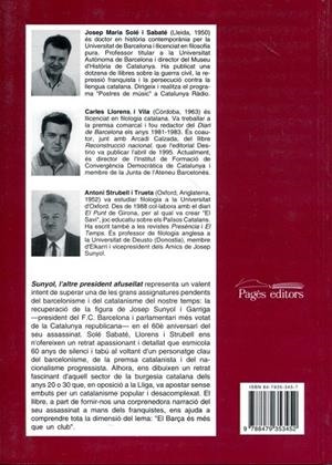 Sunyol, l'altre president afusellat | 9788479353452 | Solé i Sabaté, Josep Maria ; Llorens i Vila, Carles ; Strubell, Antoni | Llibres.cat | Llibreria online en català | La Impossible Llibreters Barcelona