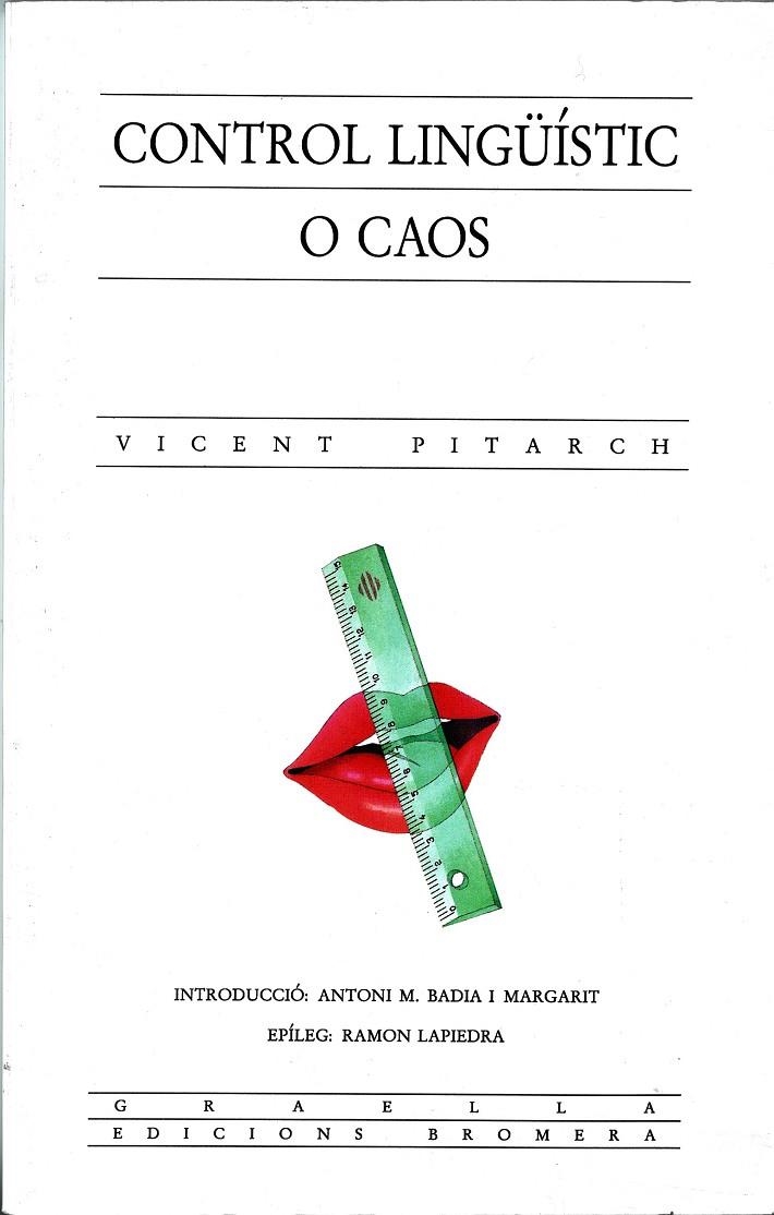 Control lingüístic o caos | 9788476602706 | Pitarch i Almeda, Vicent | Llibres.cat | Llibreria online en català | La Impossible Llibreters Barcelona