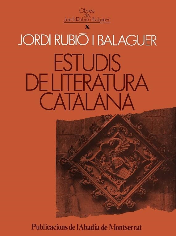 Estudis de literatura catalana. | 9788478263400 | Rubió i Balaguer, Jordi | Llibres.cat | Llibreria online en català | La Impossible Llibreters Barcelona