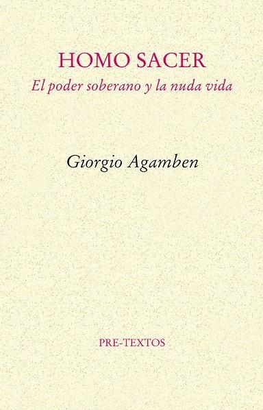 HOMO SACER | 9788481912067 | AGAMBEN, GIORGIO | Llibres.cat | Llibreria online en català | La Impossible Llibreters Barcelona