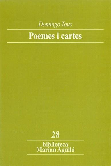 Poemes i cartes | 9788484150565 | Tous, Domingo | Llibres.cat | Llibreria online en català | La Impossible Llibreters Barcelona