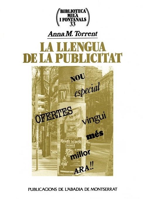 La llengua de la publicitat | 9788484151159 | Torrent, Anna M. | Llibres.cat | Llibreria online en català | La Impossible Llibreters Barcelona