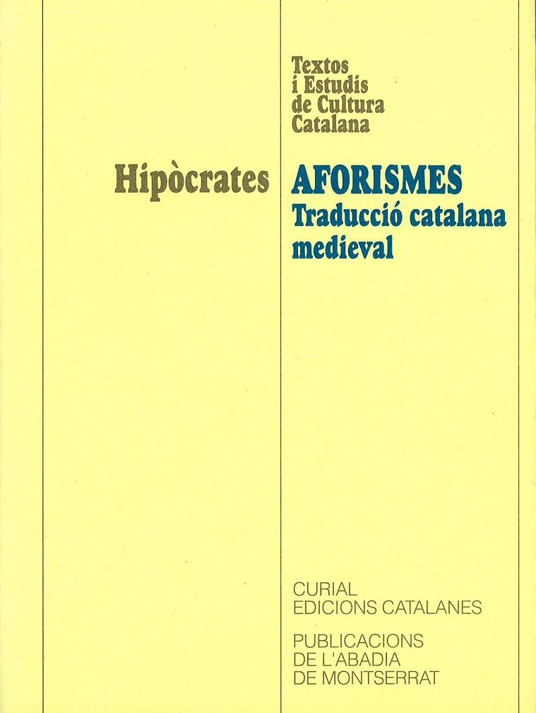 Aforismes | 9788484152422 | Hipòcrates | Llibres.cat | Llibreria online en català | La Impossible Llibreters Barcelona