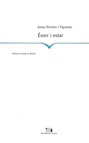 Ésser i estar | 9788479357412 | Romeu i Figueras, Josep | Llibres.cat | Llibreria online en català | La Impossible Llibreters Barcelona