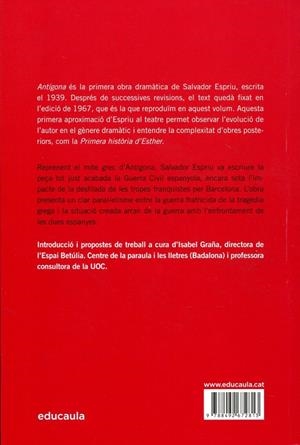 Antígona | 9788492672813 | Espriu, Salvador | Llibres.cat | Llibreria online en català | La Impossible Llibreters Barcelona