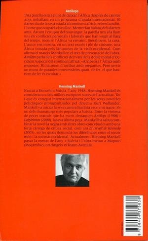 Antílops | 9788484375838 | Mankell, Henning | Llibres.cat | Llibreria online en català | La Impossible Llibreters Barcelona