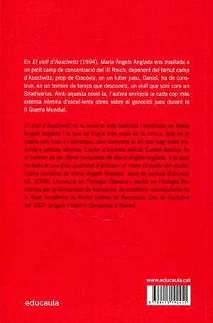 El violí d'Auschwitz | 9788415192411 | Anglada i d'Abadal, Maria Àngels | Llibres.cat | Llibreria online en català | La Impossible Llibreters Barcelona