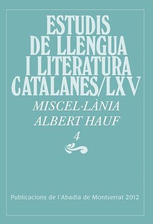 Miscel·lània Albert Hauf, 4 | 9788498835403 | Diversos | Llibres.cat | Llibreria online en català | La Impossible Llibreters Barcelona