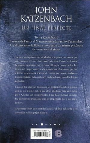 Un final perfecte | 9788466652209 | Katzenbach, John | Llibres.cat | Llibreria online en català | La Impossible Llibreters Barcelona