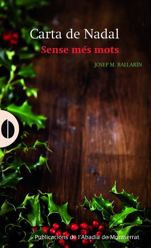 Carta de Nadal. Sense més mots | 9788498835410 | Ballarín, Josep M. | Llibres.cat | Llibreria online en català | La Impossible Llibreters Barcelona