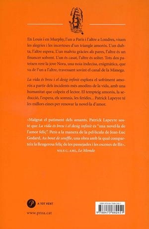 La vida és breu i el desig infinit | 9788475882451 | Lapeyre, Patrick | Llibres.cat | Llibreria online en català | La Impossible Llibreters Barcelona