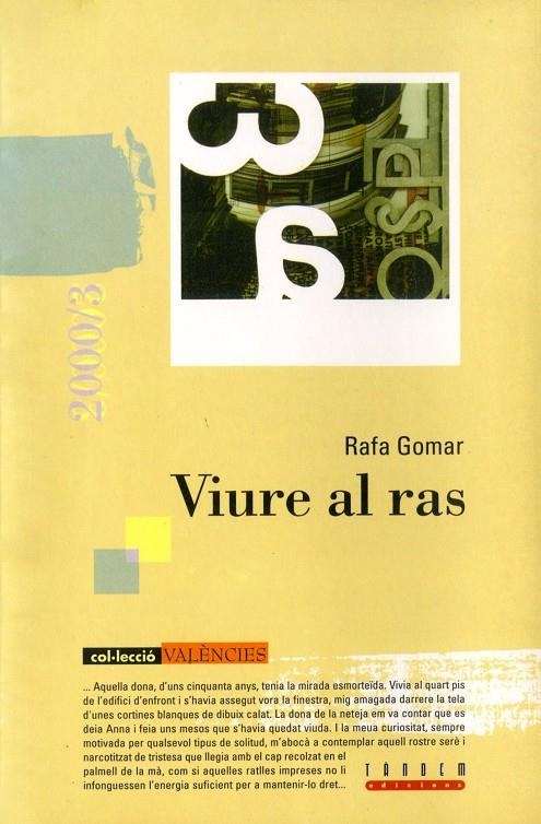 Viure al ras | 9788481313215 | Gomar,Rafael | Llibres.cat | Llibreria online en català | La Impossible Llibreters Barcelona