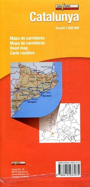 Mapa Catalunya 2011-2012 (escala 1:250000) | 9788415237075 | Diversos | Llibres.cat | Llibreria online en català | La Impossible Llibreters Barcelona