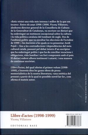 Llibre d'actes (1998-1999) | 9788415267867 | Villatoro, Vicenç | Llibres.cat | Llibreria online en català | La Impossible Llibreters Barcelona