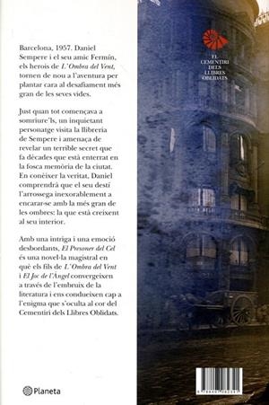 El presoner del cel | 9788497082341 | Ruiz Zafon, Carlos | Llibres.cat | Llibreria online en català | La Impossible Llibreters Barcelona