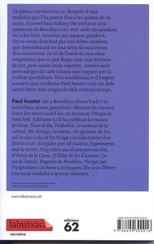 La nit de l'oracle | 9788499300016 | Auster, Paul | Llibres.cat | Llibreria online en català | La Impossible Llibreters Barcelona