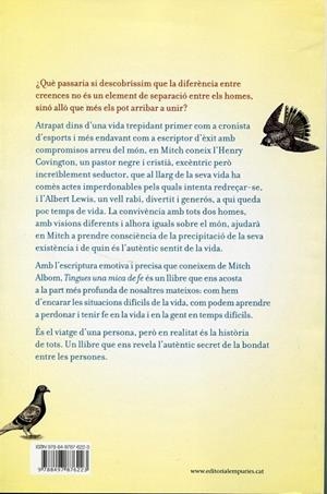 Tingues una mica de fe | 9788497876223 | Albom, Mitch | Llibres.cat | Llibreria online en català | La Impossible Llibreters Barcelona