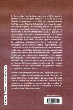 Carta sobre l'apologètica. Història i dogma | 9788498092301 | Blondel, Maurice  | Llibres.cat | Llibreria online en català | La Impossible Llibreters Barcelona