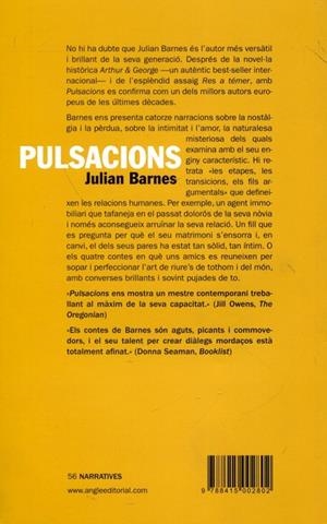 Pulsacions | 9788415002802 | Barnes, Julian | Llibres.cat | Llibreria online en català | La Impossible Llibreters Barcelona