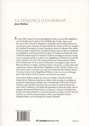 La venjança d'en Bernat | 9788415221678 | Molina Arrúe, Joan | Llibres.cat | Llibreria online en català | La Impossible Llibreters Barcelona