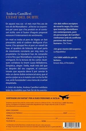 L'edat del dubte | 9788429763034 | Camilleri, Andrea | Llibres.cat | Llibreria online en català | La Impossible Llibreters Barcelona