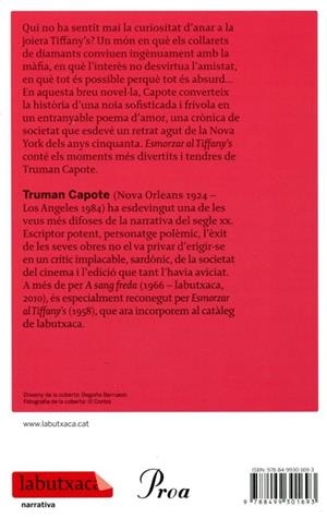 Esmorzar al Tiffany's | 9788499301693 | Capote, Truman | Llibres.cat | Llibreria online en català | La Impossible Llibreters Barcelona