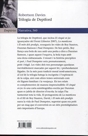 Trilogia de Deptford | 9788497874502 | Davies, Robertson | Llibres.cat | Llibreria online en català | La Impossible Llibreters Barcelona